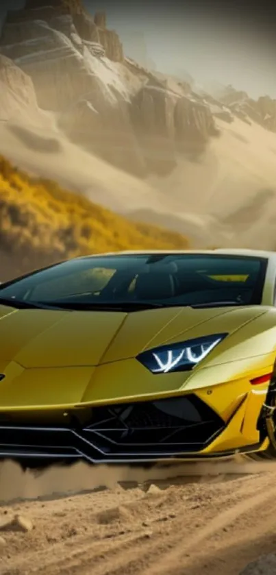 Yellow Automotive Lighting Supercar Live Wallpaper