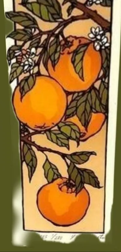 Yellow Orange Citrus Live Wallpaper