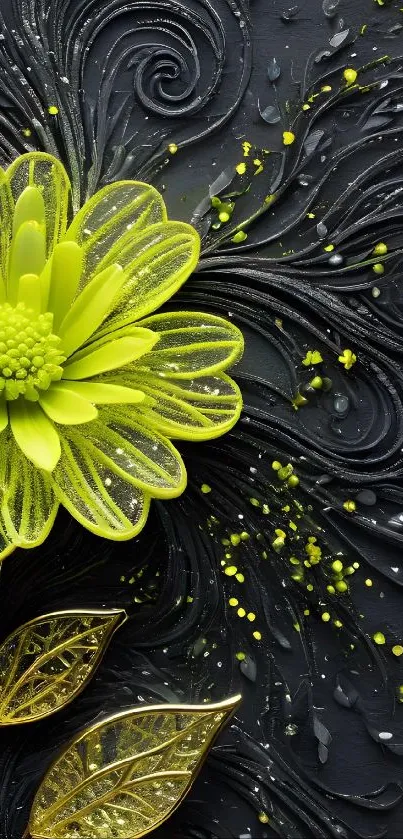 Yellow Petal Creative Arts Live Wallpaper