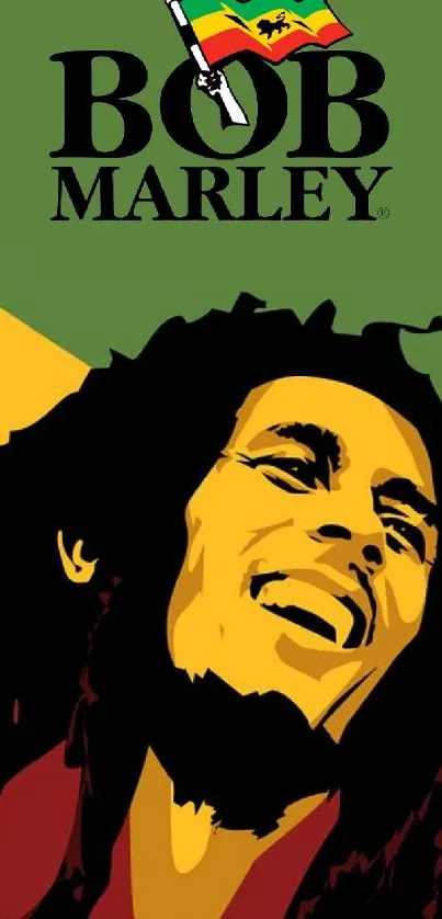 Yellow Poster Logo Live Wallpaper