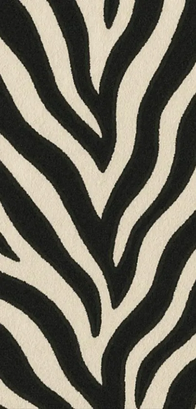 Mobile wallpaper with bold zebra pattern design.