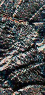 Abstract art wallpaper featuring textured details in dark tones.