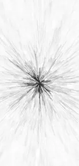 Black and white abstract burst pattern wallpaper for phones.