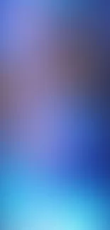 Abstract blue gradient phone wallpaper with soft hues.