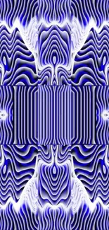 Abstract blue and white ripple wallpaper design for mobile phones.