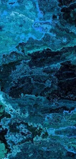 Abstract blue texture wallpaper with vivid aqua and teal hues.