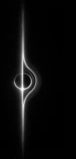 Abstract cosmic light burst on dark background.