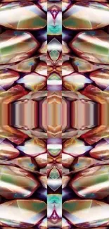 Kaleidoscope of abstract gemstones in vibrant colors.