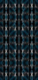 Abstract geometric pattern in dark blue tones with a sleek and modern style.