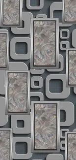 Abstract geometric mobile wallpaper with modern patterns.