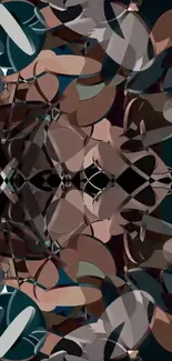 Abstract geometric pattern mobile wallpaper.