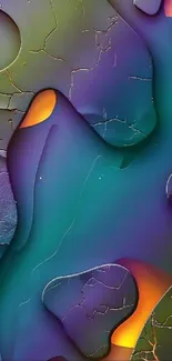 Abstract purple and yellow gradient wallpaper