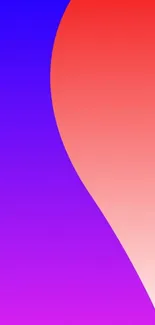 Colorful abstract gradient wallpaper with blue and red hues.