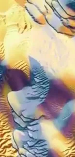 Abstract gradient waves in vibrant colors.