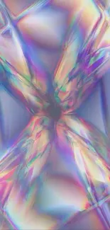 Colorful abstract iridescent wallpaper design.