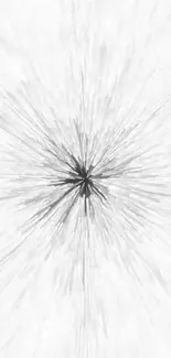 Dynamic monochrome abstract burst design wallpaper for mobile phones.