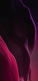 Abstract wallpaper with purple and red flowing waves.