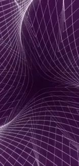 Abstract purple grid design mobile wallpaper.