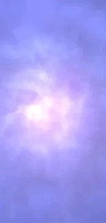 Abstract purple luminescence mobile wallpaper with a mystical glow.