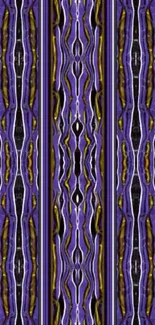 Abstract purple pattern with wavy lines.