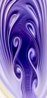 Abstract purple swirl wallpaper for mobile