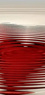 Abstract red ripple pattern for mobile wallpaper.