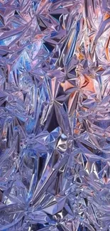 Abstract shiny foil texture in violet hues.