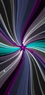 Dynamic abstract starburst pattern in vibrant colors.