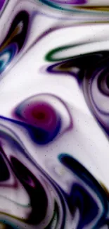 Abstract swirl design with purple hues and dynamic art patterns.