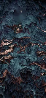 Intricate abstract dark textured wallpaper for mobile.