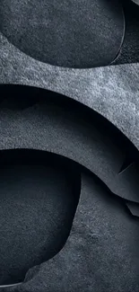 Abstract grey textured wallpaper with sleek design.