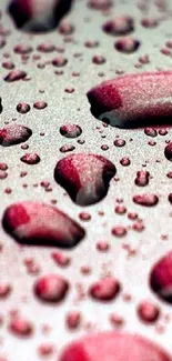 Vibrant abstract wallpaper with artistic water droplets.