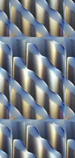 Abstract wave pattern with dynamic flowing lines.
