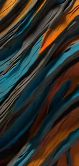 Dynamic abstract mobile wallpaper with vibrant wave patterns.