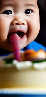 Baby's first birthday. Live Wallpaper