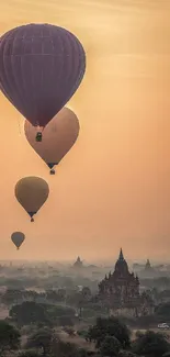 Aerostat Sky Hot Air Ballooning Live Wallpaper