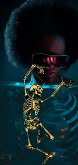 Afro Bone Animation Live Wallpaper