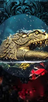 Alligator Blue Crocodile Live Wallpaper