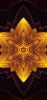 Amber Gold Art Live Wallpaper