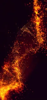 Amber Heat Geological Phenomenon Live Wallpaper