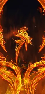 Amber Orange Heat Live Wallpaper