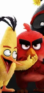 Vibrant Angry Birds characters in bold colors.