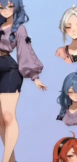 Detailed anime character illustration with vibrant colors.