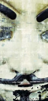 Anonymous mask digital art in hacker theme wallpaper.