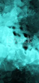 Aqua abstract wallpaper with fluid patterns and teal shades.