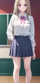 Arm School Uniform Leg Live Wallpaper