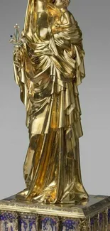 Art Statue Bronze Sculpture Live Wallpaper