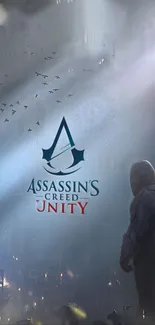 Assassin's Creed Unity wallpaper with a mysterious and atmospheric design.