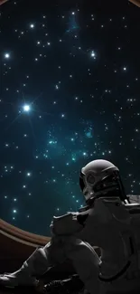 Astronaut In Space Live Wallpaper