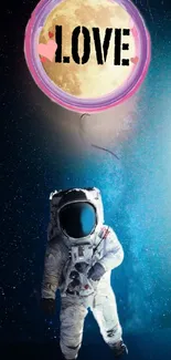 Astronaut World Font Live Wallpaper